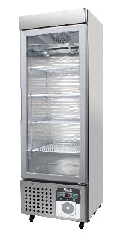 Upright, Mid-range Medical-grade Refrigerator Single Glass Door, +2°C (~) +8°C, 11.1 cu/ft