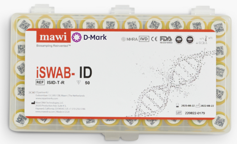 iSWAB-ID Human DNA Collection  Tube Rack, 400ul x 50