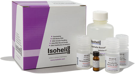 NEW Buccal-Prep Plus DNA Isolation Kit - full precipitation-based kit for isolating purified DNA from buccal swabs. For 50 reactions.