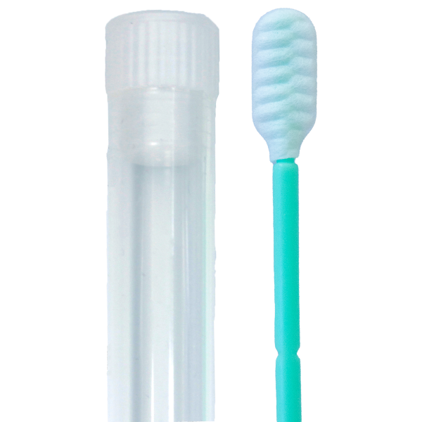 100 x 1 swabs with 5ml tube and cap, individually wrapped and ethylene oxide treated.